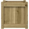 Odlingslåda 40x40x40 cm impregnerat furu vidaXL – miniatyr 5