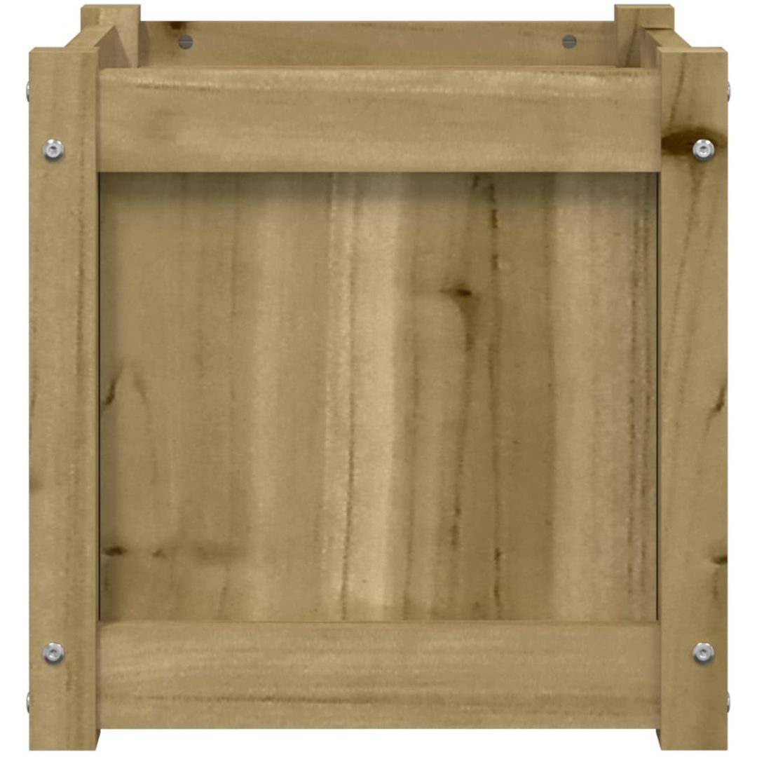 Odlingslåda 40x40x40 cm impregnerat furu vidaXL – bild 5