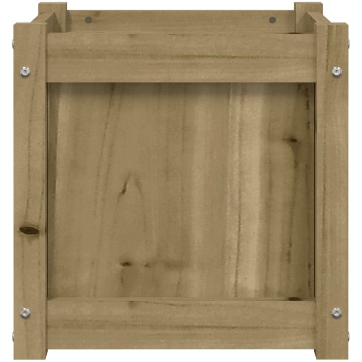 Odlingslåda 40x40x40 cm impregnerat furu vidaXL – bild 6