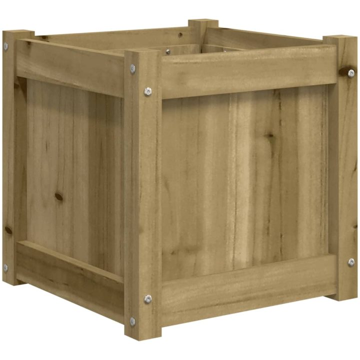 Odlingslåda 40x40x40 cm impregnerat furu vidaXL – bild 7