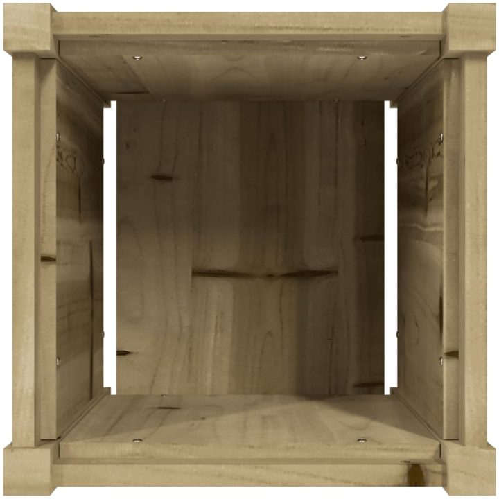 Odlingslåda 40x40x40 cm impregnerat furu vidaXL – bild 8