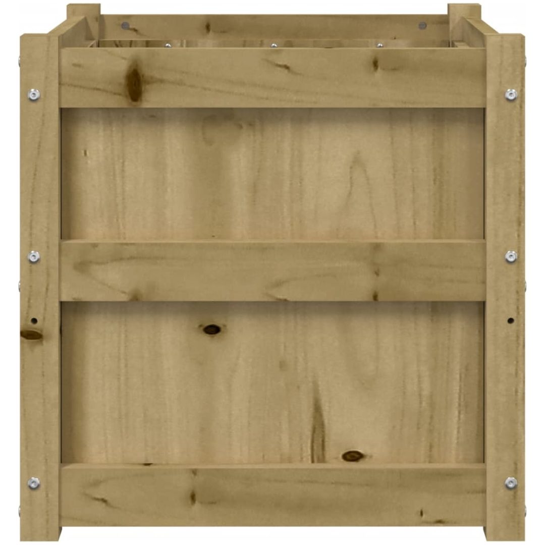 Odlingslåda 50x50x50 cm impregnerat furu vidaXL – bild 5