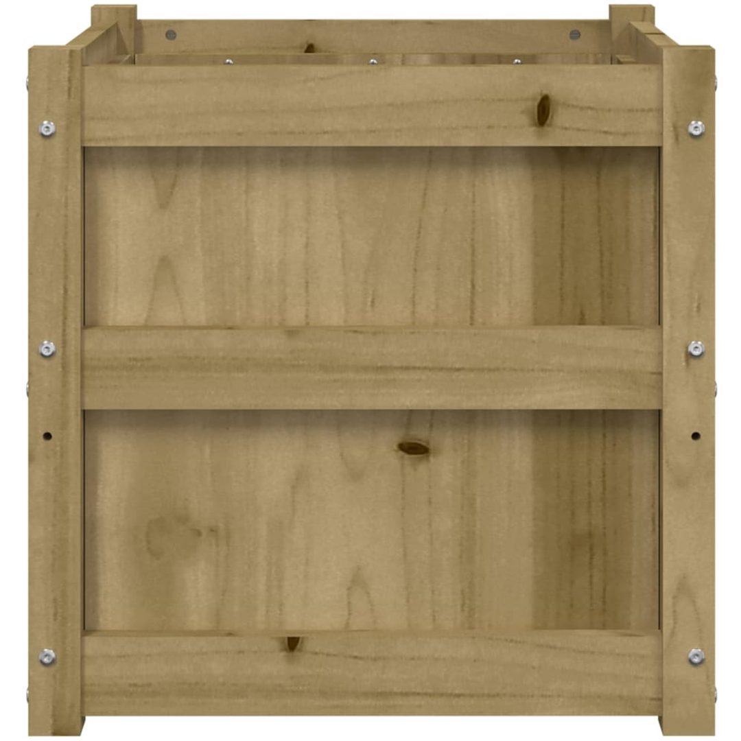 Odlingslåda 50x50x50 cm impregnerat furu vidaXL – bild 6