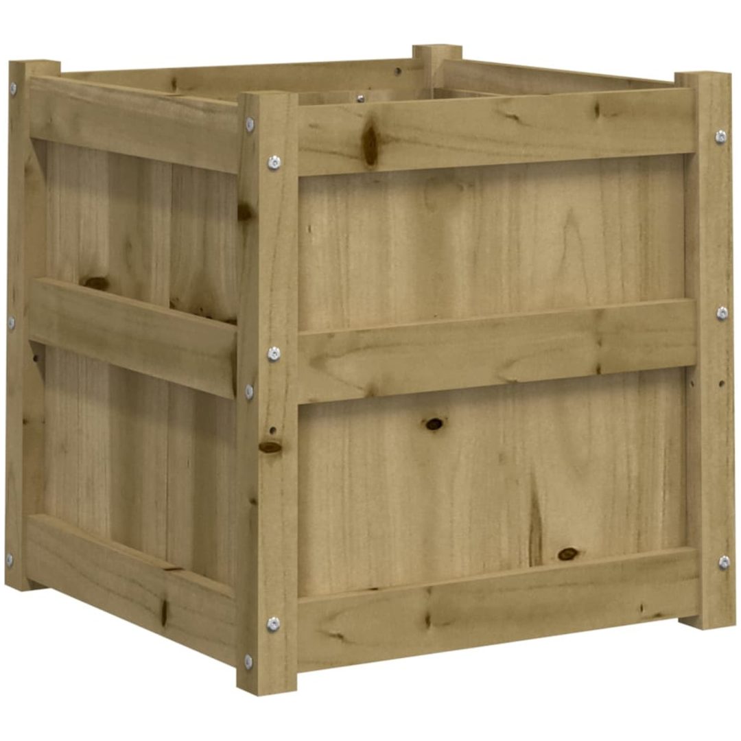 Odlingslåda 50x50x50 cm impregnerat furu vidaXL – bild 7