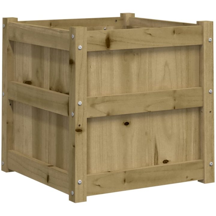 Odlingslåda 50x50x50 cm impregnerat furu vidaXL – bild 7