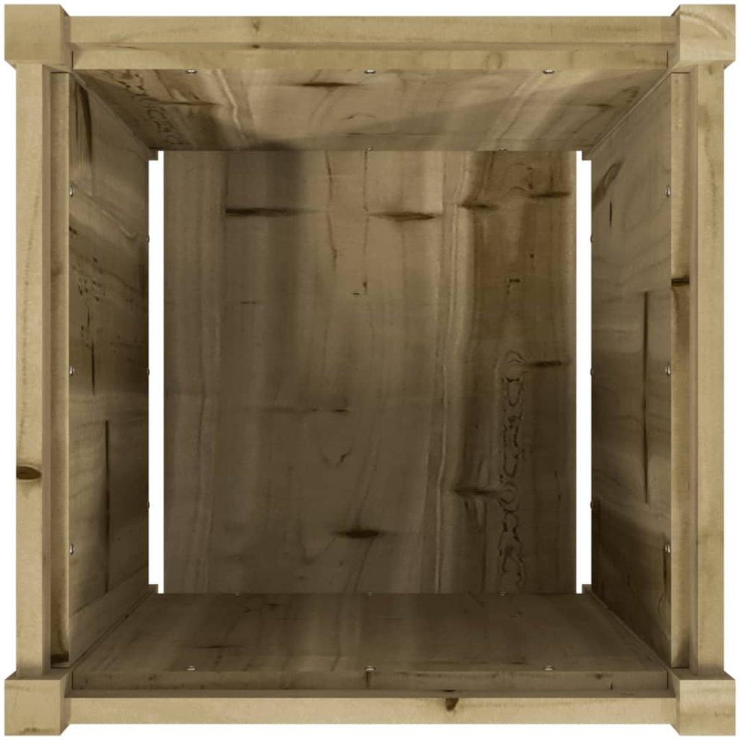 Odlingslåda 50x50x50 cm impregnerat furu vidaXL – bild 8