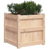 Odlingslåda 50x50x50 cm massivt furuträ vidaXL – miniatyr 4