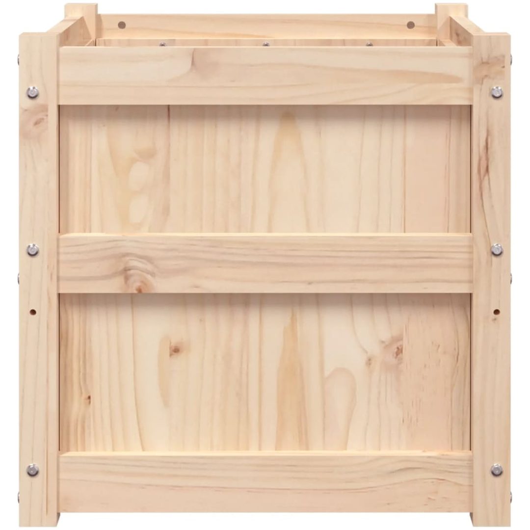 Odlingslåda 50x50x50 cm massivt furuträ vidaXL – bild 5