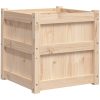 Odlingslåda 50x50x50 cm massivt furuträ vidaXL – miniatyr 7