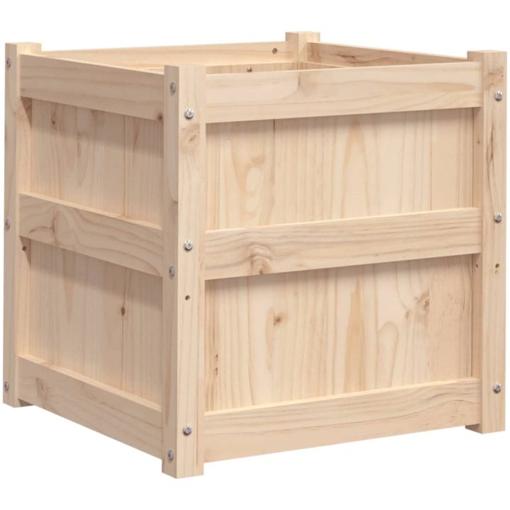 Odlingslåda 50x50x50 cm massivt furuträ vidaXL – bild 7