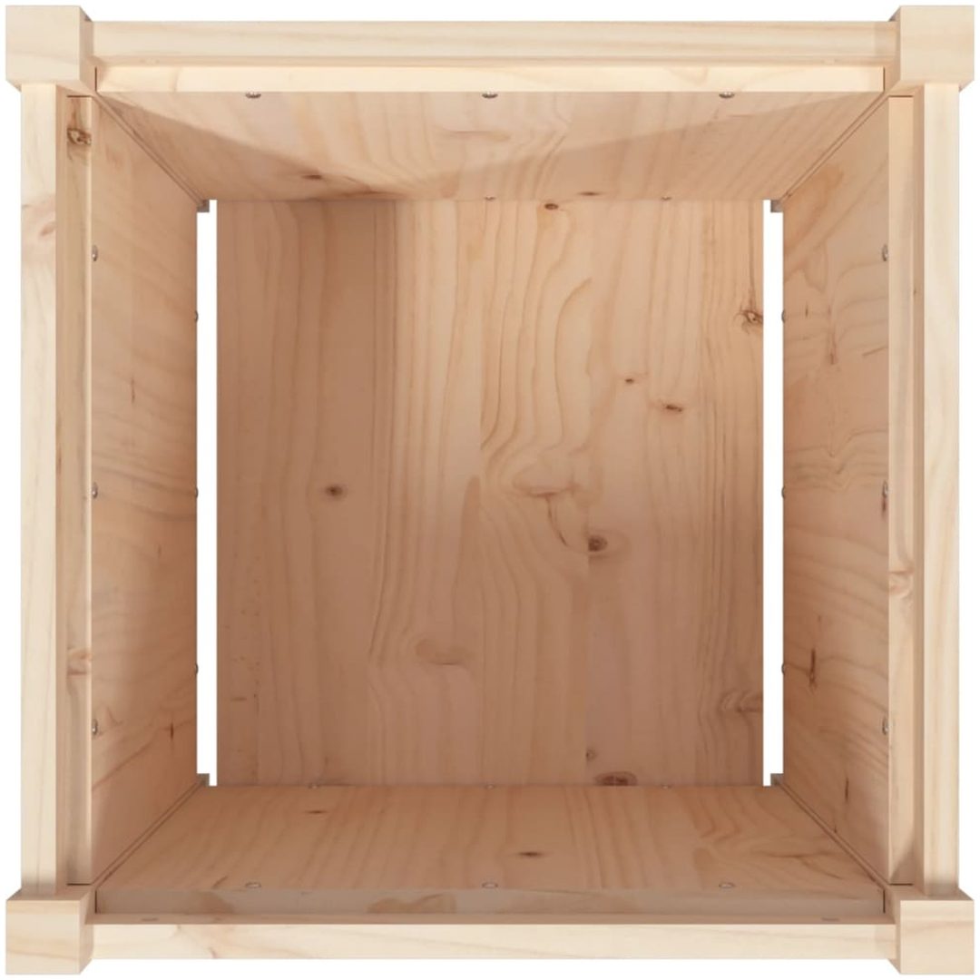 Odlingslåda 50x50x50 cm massivt furuträ vidaXL – bild 8