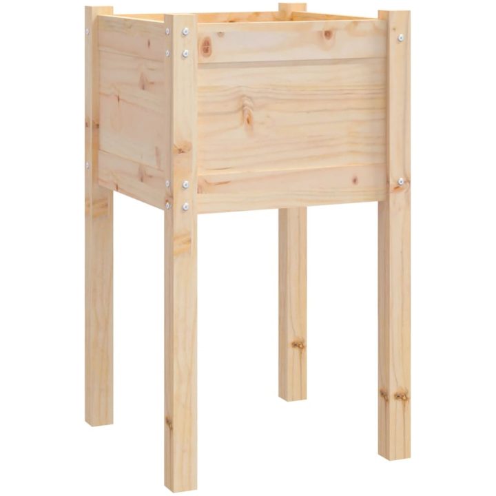 Odlingslåda 50x50x70 cm massiv furu vidaXL – bild 2