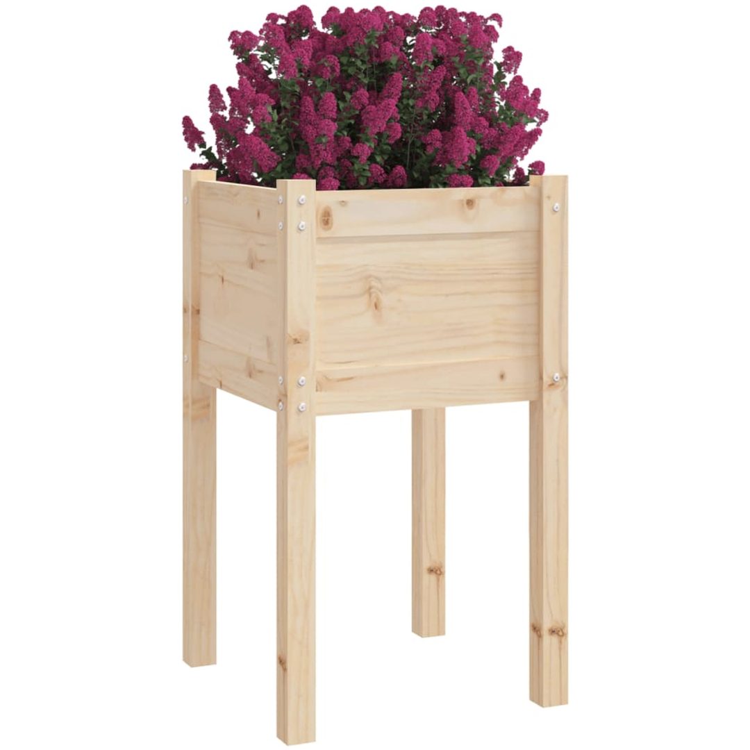 Odlingslåda 50x50x70 cm massiv furu vidaXL – bild 3