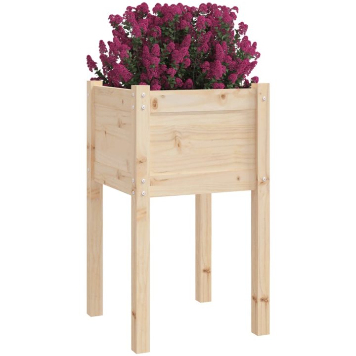 Odlingslåda 50x50x70 cm massiv furu vidaXL – bild 3