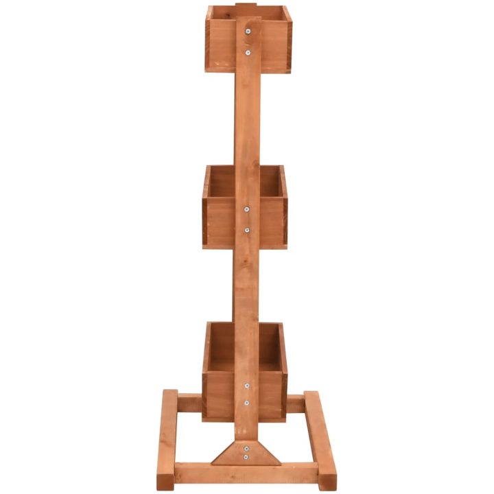 Odlingslåda 52x30x78 cm granträ vidaXL – bild 3