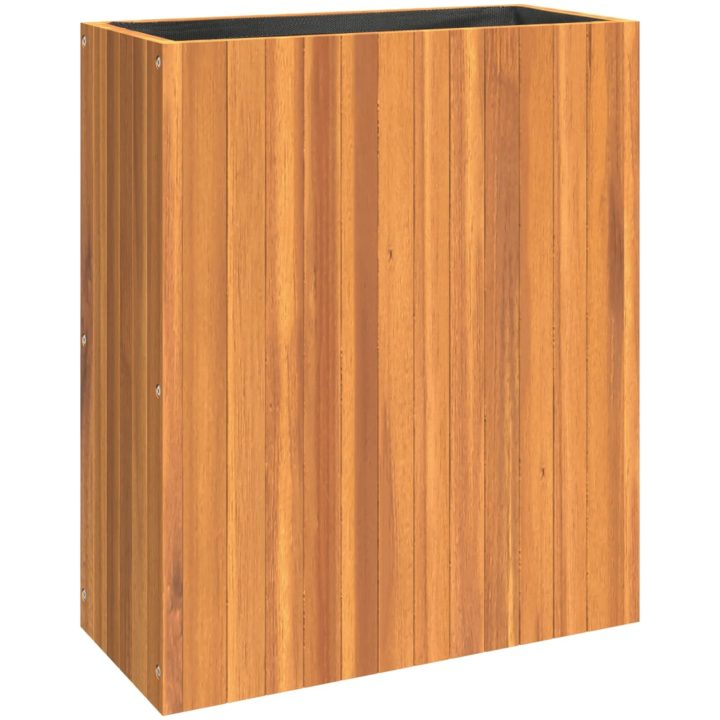 Odlingslåda 55 x 23,5 x 30,5 cm massivt akaciaträ vidaXL 59 x 27.5 x 70 cm – bild 2
