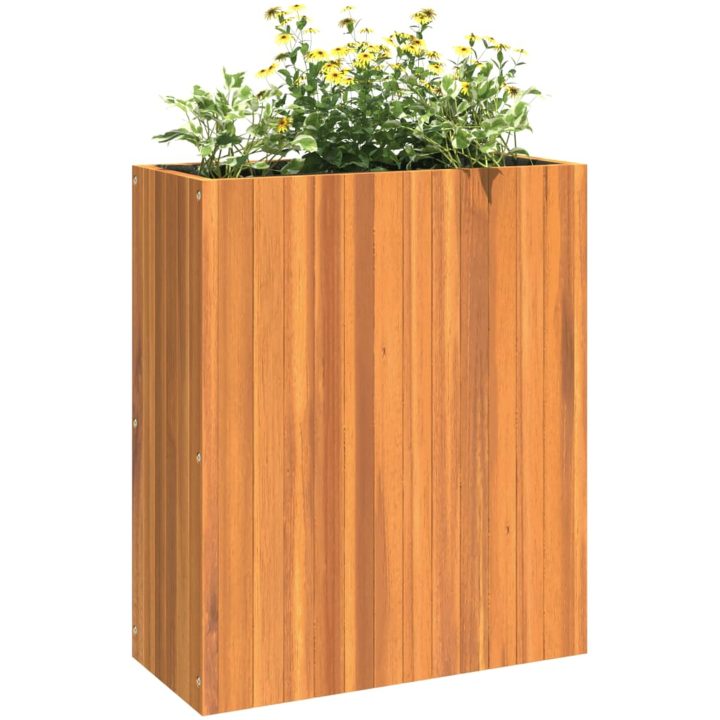 Odlingslåda 55 x 23,5 x 30,5 cm massivt akaciaträ vidaXL 59 x 27.5 x 70 cm – bild 4