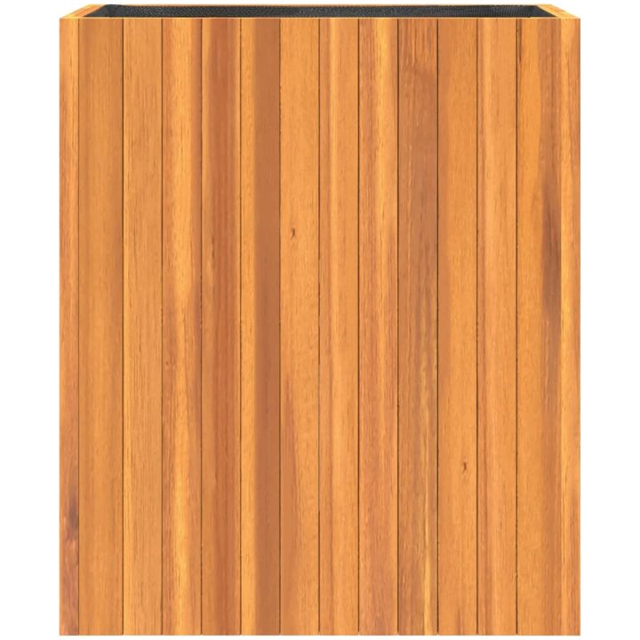 Odlingslåda 55 x 23,5 x 30,5 cm massivt akaciaträ vidaXL 59 x 27.5 x 70 cm – bild 5