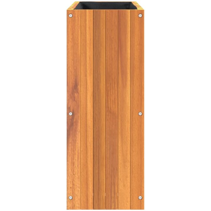 Odlingslåda 55 x 23,5 x 30,5 cm massivt akaciaträ vidaXL 59 x 27.5 x 70 cm – bild 6