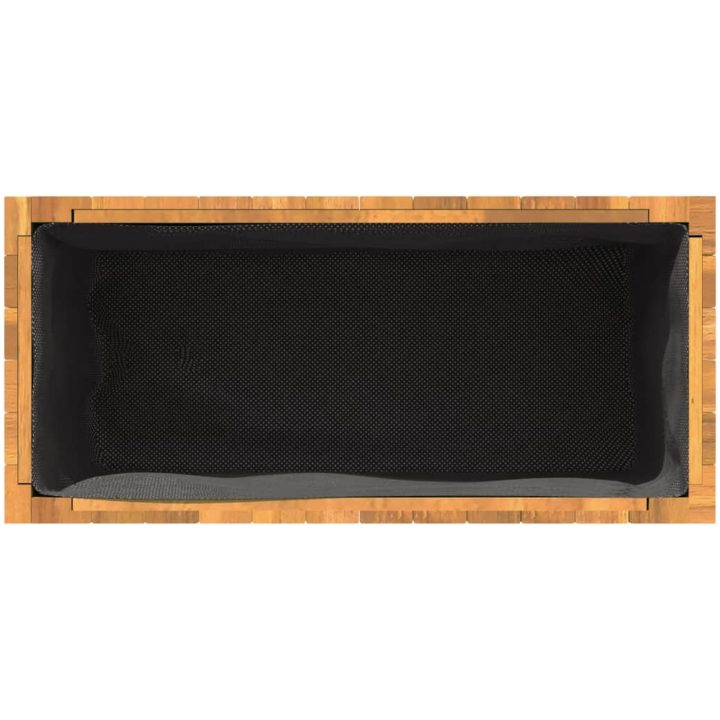 Odlingslåda 55 x 23,5 x 30,5 cm massivt akaciaträ vidaXL 59 x 27.5 x 70 cm – bild 8