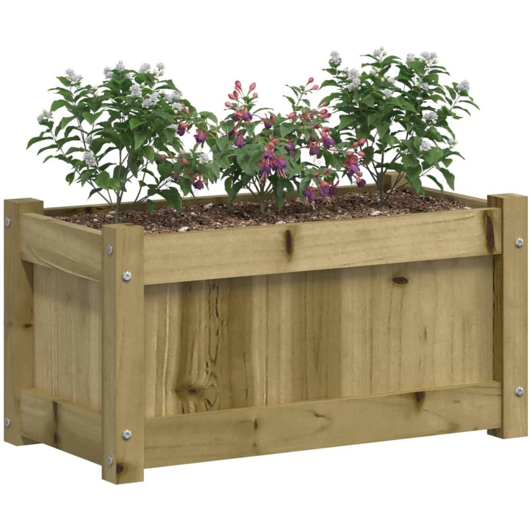 Odlingslåda 60x31x31 cm impregnerat furu vidaXL – bild 4