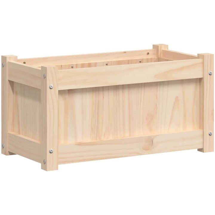 Odlingslåda 60x31x31 cm massiv furu vidaXL – bild 2