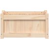 Odlingslåda 60x31x31 cm massiv furu vidaXL – miniatyr 5