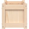 Odlingslåda 60x31x31 cm massiv furu vidaXL – miniatyr 6