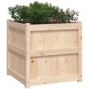 Odlingslåda 60x60x60 cm massiv furu vidaXL – miniatyr 4