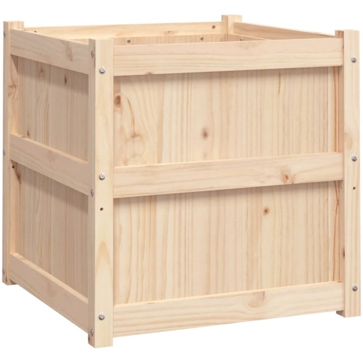 Odlingslåda 60x60x60 cm massiv furu vidaXL – bild 7
