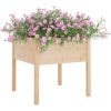 Odlingslåda 70x70x70 cm massiv furu vidaXL – miniatyr 3