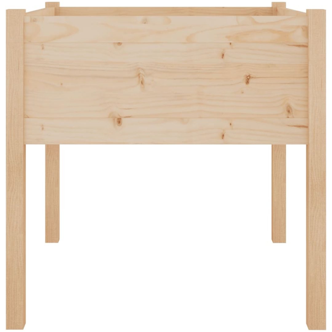 Odlingslåda 70x70x70 cm massiv furu vidaXL – bild 4