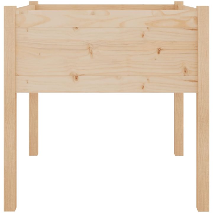 Odlingslåda 70x70x70 cm massiv furu vidaXL – bild 4