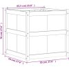Odlingslåda 70x70x70 cm massivt douglasträ vidaXL – miniatyr 11