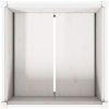 Odlingslåda 70x70x70 cm vit massiv furu vidaXL – miniatyr 8