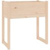 Odlingslåda 78x40x81 cm massiv furu vidaXL – miniatyr 2