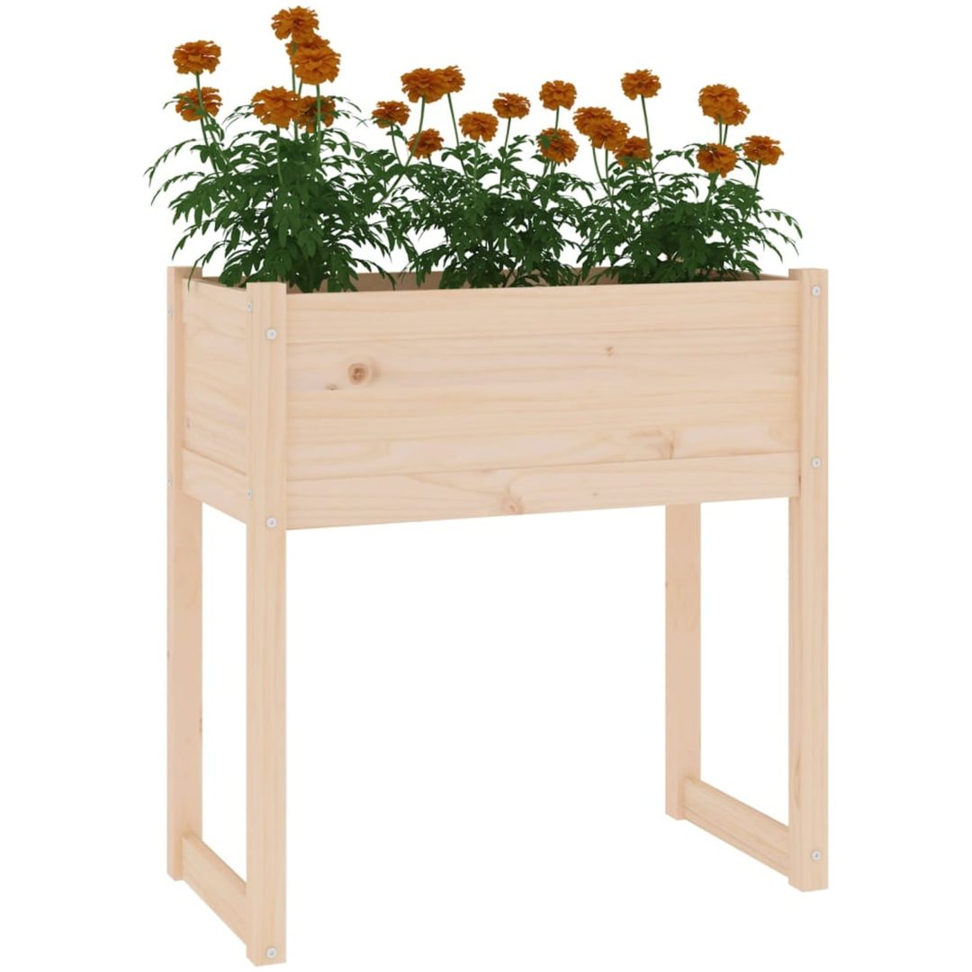 Odlingslåda 78x40x81 cm massiv furu vidaXL – bild 4