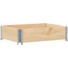 Odlingslåda 80x60 cm massivt furuträ vidaXL 80 x 60 x 21.5 cm – miniatyr 2