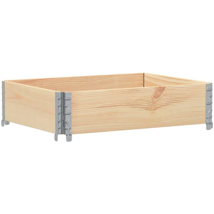 Odlingslåda 80x60 cm massivt furuträ vidaXL 80 x 60 x 21.5 cm – bild 2
