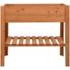 Odlingslåda 88x43x80 cm granträ vidaXL – miniatyr 2
