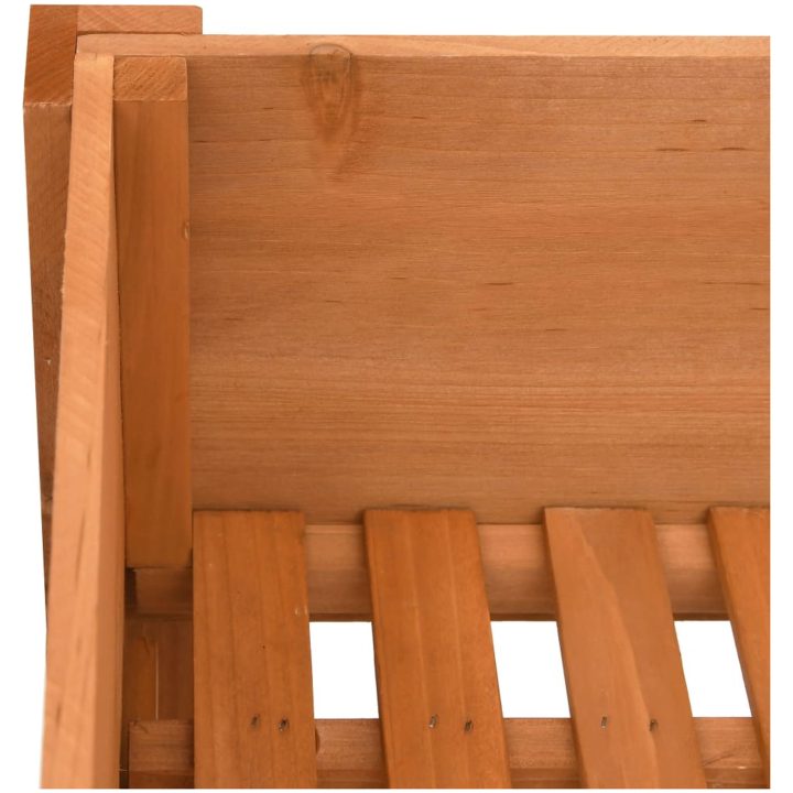 Odlingslåda 88x43x80 cm granträ vidaXL – bild 4