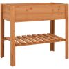 Odlingslåda 88x43x80 cm granträ vidaXL – miniatyr 1