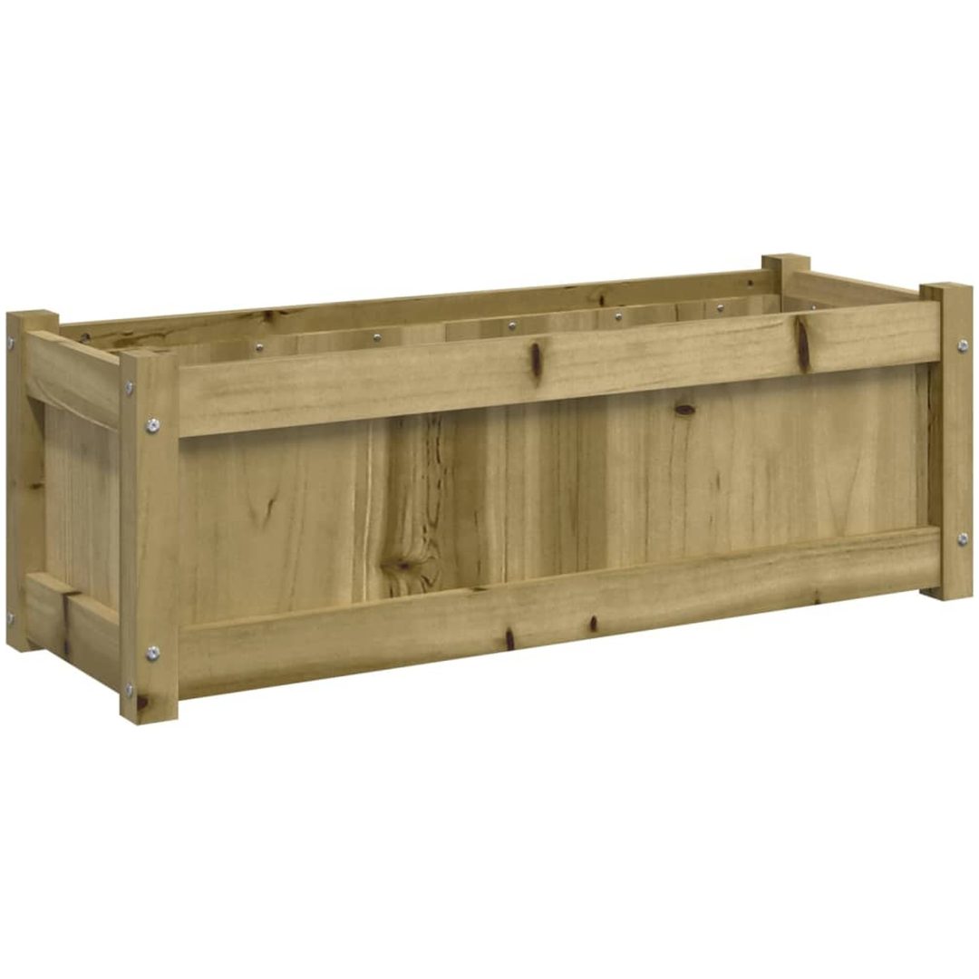 Odlingslåda 90x31x31 cm impregnerat furu vidaXL – bild 2