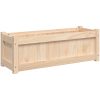 Odlingslåda 90x31x31 cm massiv furu vidaXL – miniatyr 2