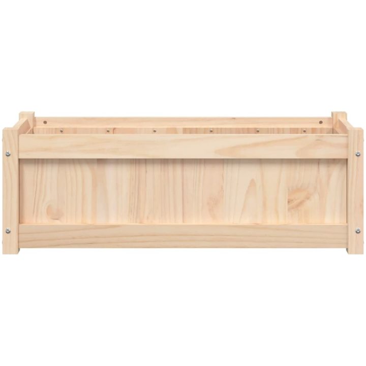 Odlingslåda 90x31x31 cm massiv furu vidaXL – bild 5