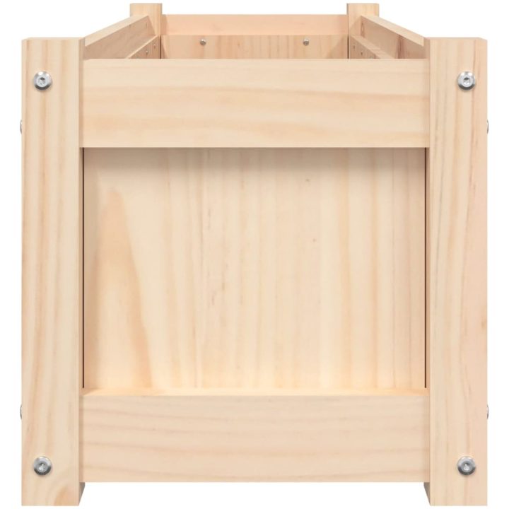 Odlingslåda 90x31x31 cm massiv furu vidaXL – bild 6