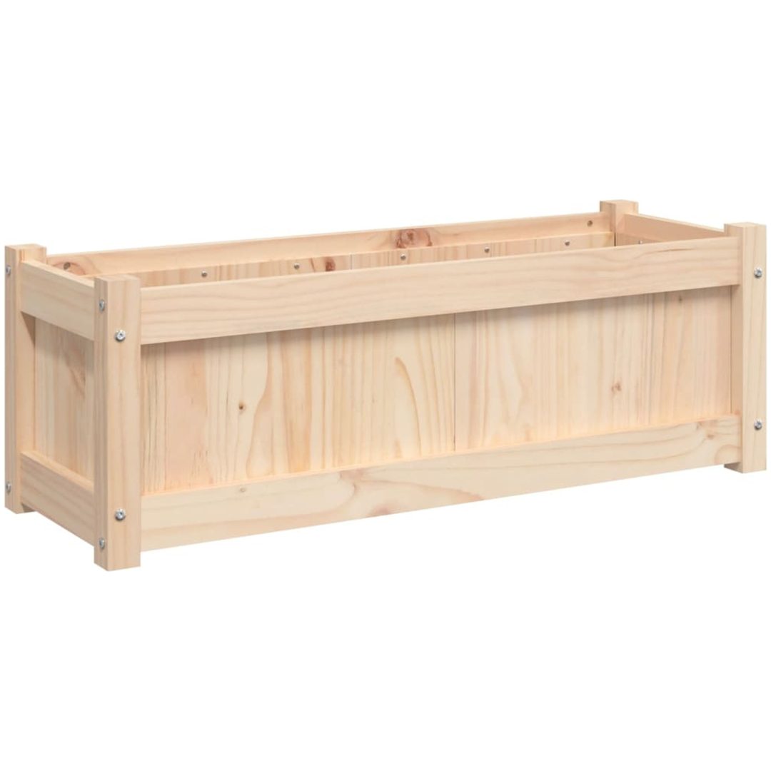 Odlingslåda 90x31x31 cm massiv furu vidaXL – bild 7