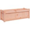 Odlingslåda 90x31x31 cm massivt douglasträ vidaXL – miniatyr 2