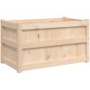 Odlingslåda 90x50x50 cm massiv furu vidaXL – miniatyr 2