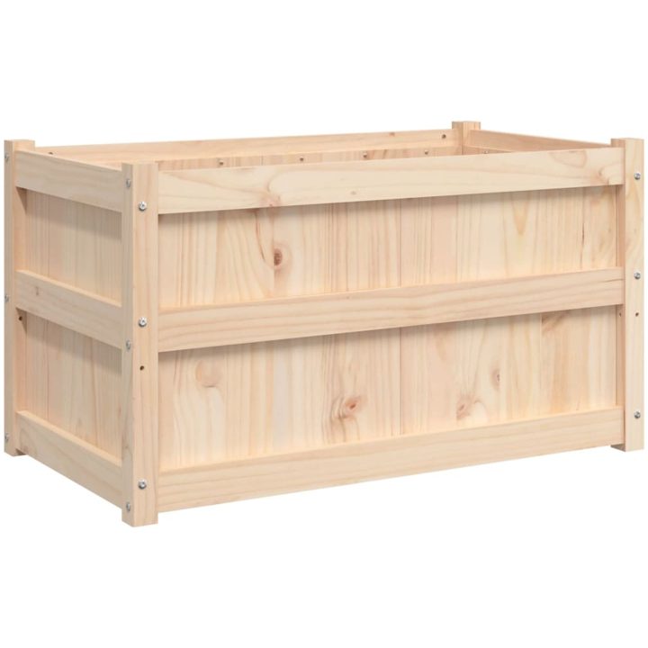 Odlingslåda 90x50x50 cm massiv furu vidaXL – bild 2